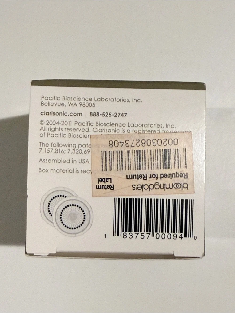 Clarisonic Replacement Brush Head Twin-Pack for Sensitive Skin